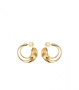 Polene | Eroz Hoop - 24 carat gold gilded?