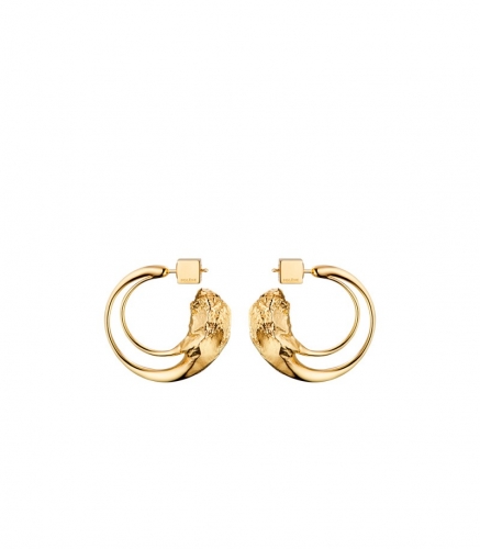 Polene | Eroz Hoop - 24 carat gold gilded?