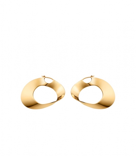 Polene | eole Hoop - 24 carat gold gilded